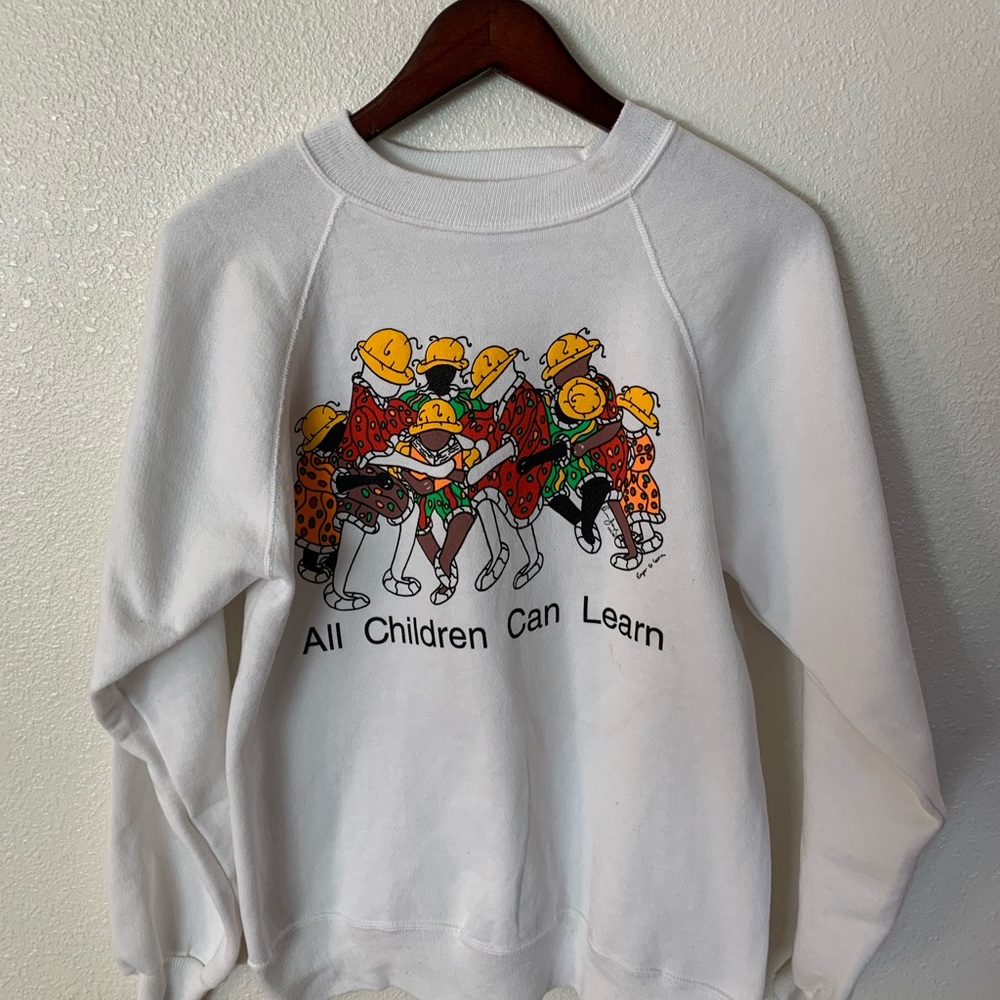Vintage All Children Can Learn 90’s Crewneck